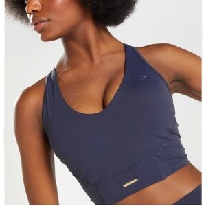 Gymshark Whitney Simmons crop tank purple blue‎ color